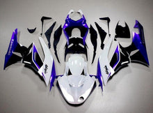 Kawasaki Ninja ZX6R 636 Fairings (2009-2012) White, Royal Blue, Black at KingsMotorcycleFairings.com
