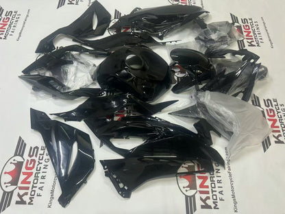 Kawasaki Ninja ZX6R 636 Fairings (2019-2023) All Black at KingsMotorcycleFairings.com