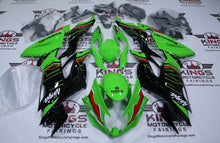 Kawasaki Ninja ZX6R 636 Fairings (2019-2023) Green, Black, Red at KingsMotorcycleFairings.com