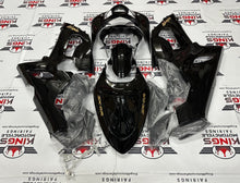 Kawasaki Ninja ZX6R 636 (2005-2006) Black, Gold Fairings at KingsMotorcycleFairings.com