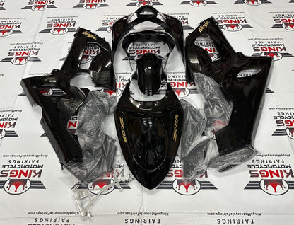 Kawasaki Ninja ZX6R 636 (2005-2006) Black, Gold Fairings at KingsMotorcycleFairings.com