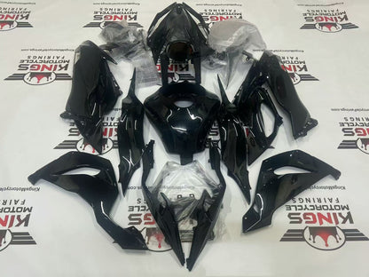Kawasaki Ninja ZX6R Fairings (2019-2023) All Black at KingsMotorcycleFairings.com
