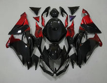 Kawasaki Ninja ZX6R Fairings (2019-2023) Black, Red Gradient at KingsMotorcycleFairings.com