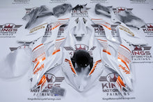 Kawasaki Ninja ZX6R Fairings (2019-2023) White, Orange, Black, Gold, Honeycomb at KingsMotorcycleFairings.com