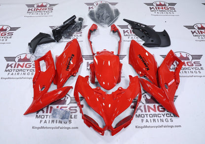 Kawasaki Versys 650 Fairings (2015-2021) All Red at KingsMotorcycleFairings.com