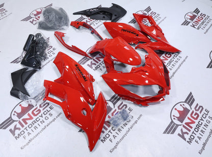 Kawasaki Versys 650 Fairings (2015-2021) All Red from KingsMotorcycleFairings.com