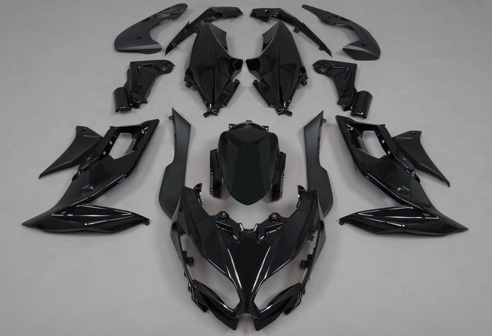 Kawasaki Versys 650 Fairings (2015-2021) Black at KingsMotorcycleFairings.com