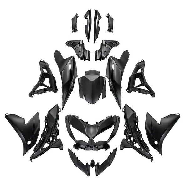 Kawasaki Versys 650 Fairings (2022-2025) Matte Black at KingsMotorcycleFairings.com