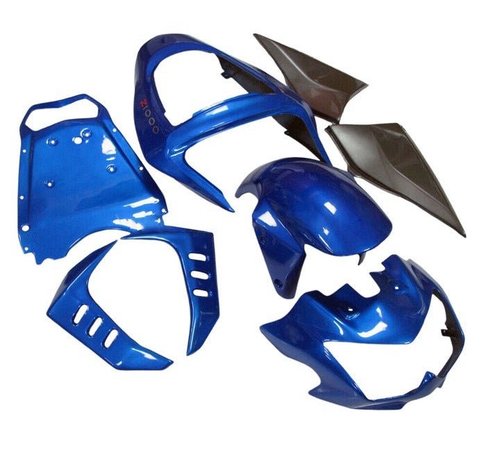 Kawasaki Z1000 Fairings (2003-2006) Blue at KingsMotorcycleFairings.com