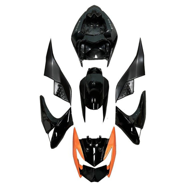 Kawasaki Z1000 Fairings (2007-2009) Black, Orange at KingsMotorcycleFairings.com