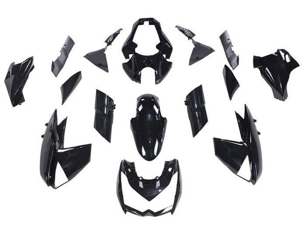 Kawasaki Z1000 Fairings (2010-2013) Gloss Black at KingsMotorcycleFairings.com