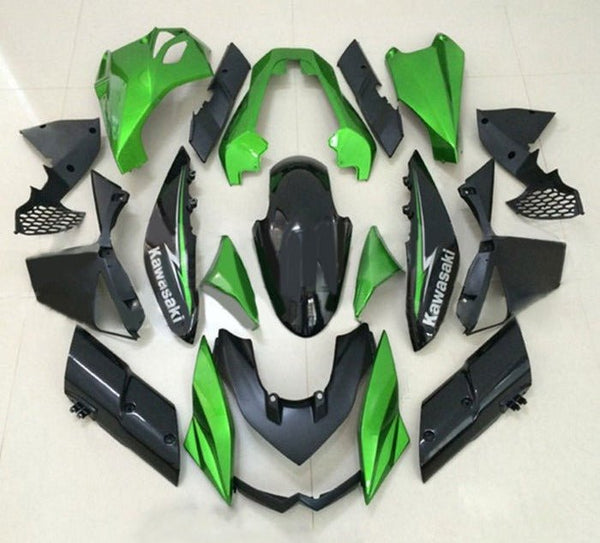 Kawasaki Z1000 Fairings (2010-2013) Green, Black, Gray at KingsMotorcycleFairings.com