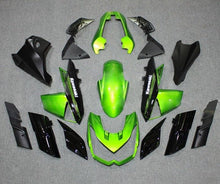 Kawasaki Z1000 Fairings (2010-2013) Green, Black at KingsMotorcycleFairings.com