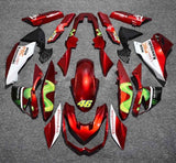 Kawasaki Z1000 Fairings (2010-2013) Red Movistar at KingsMotorcycleFairings.com
