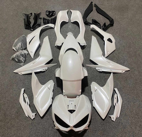 Kawasaki Z1000 Fairings (2014-2019) Pearl White at KingsMotorcycleFairings.com