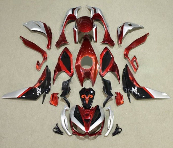 Kawasaki Z1000 Fairings (2014-2019) Red, Silver, Black at KingsMotorcycleFairings.com