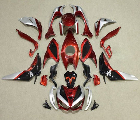 Kawasaki Z1000 Fairings (2014-2019) Red, Silver, Black at KingsMotorcycleFairings.com
