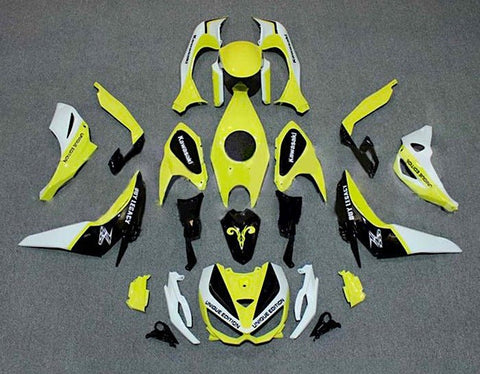 Kawasaki Z1000 Fairings (2014-2019) Yellow, Black, White at KingsMotorcycleFairings.com