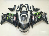 Kawasaki Z1000SX Fairings (2010-2016) Black, Green Monster at KingsMotorcycleFairings.com