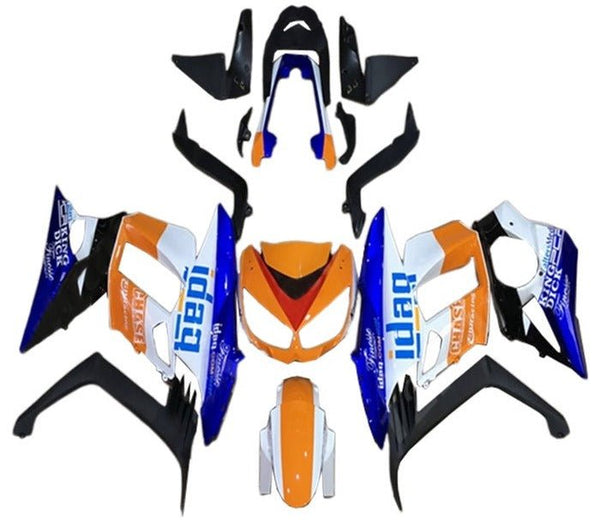 Kawasaki Z1000SX Fairings (2010-2016) Orange, Blue, White at KingsMotorcycleFairings.com