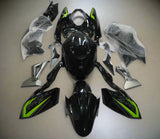 Kawasaki Z400 Fairing Kit (2018-2024) Black, Green, Silver at KingsMotorcycleFairings.com