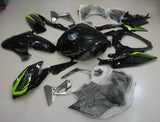 Kawasaki Z400 Fairings (2018-2024) Black, Green, Silver at KingsMotorcycleFairings.com