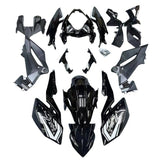 Kawasaki Z400 Fairings (2018-2024) Black, White from KingsMotorcycleFairings.com