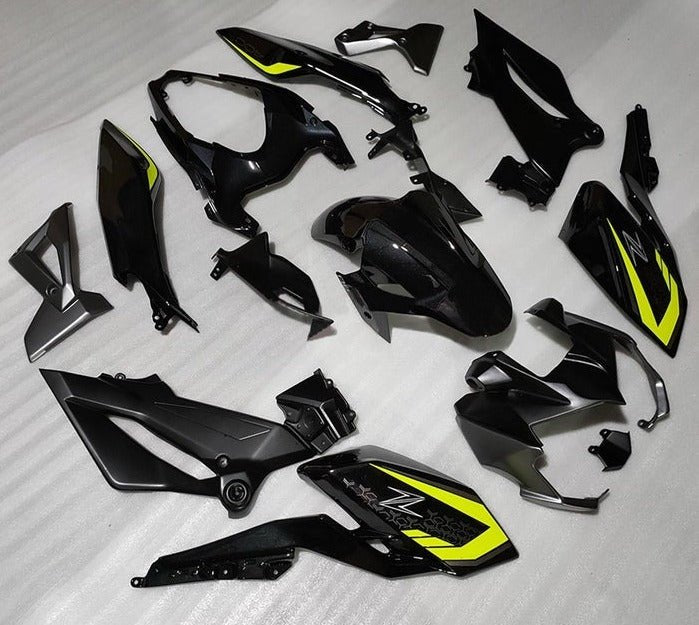 Kawasaki Z400 Fairings (2018-2024) Black, Yellow at KingsMotorcycleFairings.com