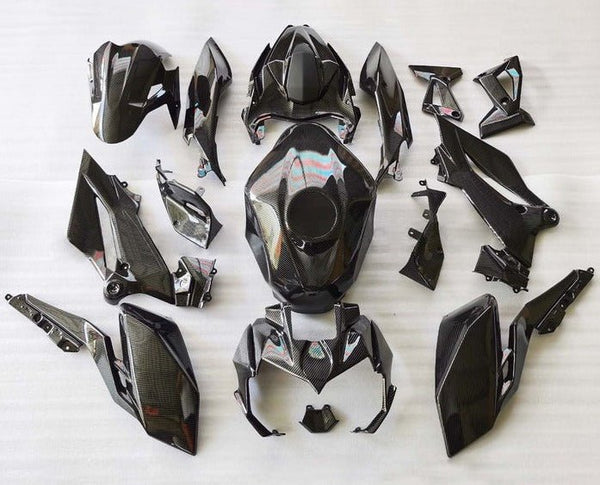 Kawasaki Z400 Fairings (2018-2024) Faux Carbon Fiber at KingsMotorcycleFairings.com
