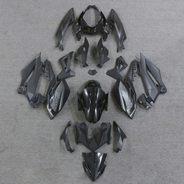 Kawasaki Z400 Fairings (2018-2024) Matte Black, Gloss Black at KingsMotorcycleFairings.com