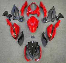 Kawasaki Z400 Fairings (2018-2024) Red, Black from KingsMotorcycleFairings.com