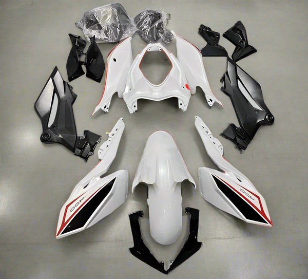 Kawasaki Z400 Fairings (2018-2024) White, Black, Red at KingsMotorcycleFairings.com