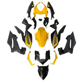 Kawasaki Z400 Fairings (2018-2024) Yellow, Black from KingsMotorcycleFairings.com
