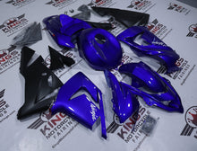 Kawasaki ZX-10R Fairings (2004-2005) Blue Gloss, Matte Black from KingsMotorcycleFairings.com