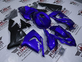 Kawasaki ZX-10R Fairings (2004-2005) Blue Gloss, Matte Black from KingsMotorcycleFairings.com