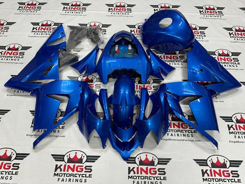Kawasaki ZX10R Fairings (2004-2005) Blue Pearl at KingsMotorcycleFairings.com