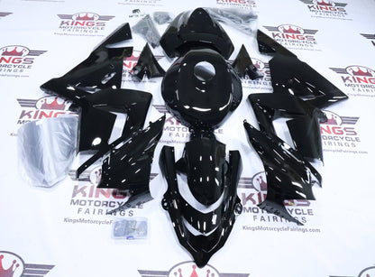 Kawasaki ZX-10R Fairings (2004-2005) Gloss Black from KingsMotorcycleFairings.com