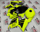 Kawasaki ZX-10R Fairings (2004-2005) Neon Yellow, Black at KingsMotorcycleFairings.com