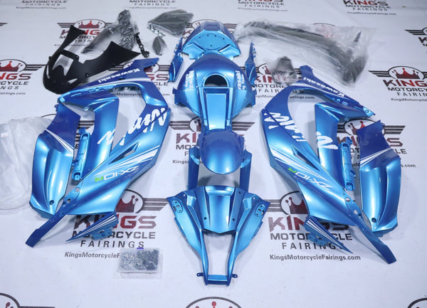 Kawasaki ZX-10R Fairings (2011-2015) Blue Metallic from KingsMotorcycleFairings.com