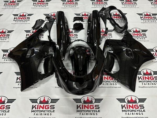 Kawasaki ZX-11 / ZZR1100 D Fairings (1993-2001) All Black at KingsMotorcycleFairings.com