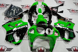 Kawasaki ZX-7R (1996-2002) Green,  Black Monster Elf Fairings at KingsMotorcycleFairings.com