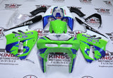 Kawasaki ZX-9R Fairings (1994-1997) Green, Blue Corona at KingsMotorcycleFairings.com
