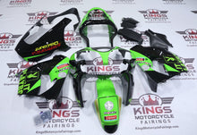 Kawasaki ZX-9R Fairings (2002-2003) Black, Green Playboy at KingsMotorcycleFairings.com