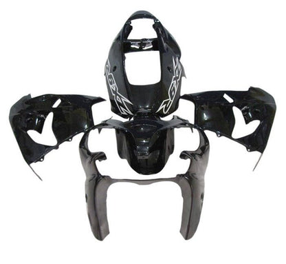 Kawasaki ZX-9R Fairings (2002-2003) Black, White at KingsMotorcycleFairings.com