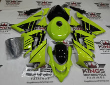 Kawasaki ZX10R Fairing Kit (2004-2005) Hi-Vis Yellow, Black at KingsMootrcycleFairings.com