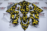 Kawasaki ZX10R Fairings (2004-2005) Black, Yellow Camouflage at KingsMotorcycleFairings.com