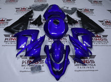 Kawasaki ZX10R Fairings (2004-2005) Blue Gloss, Matte Black at KingsMotorcycleFairings.com
