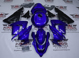Kawasaki ZX10R Fairings (2004-2005) Blue Gloss, Matte Black at KingsMotorcycleFairings.com