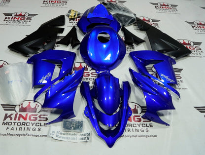 Fairings for Kawasaki ZX10R (2004-2005) Blue, Matte Black, Silver, Gold at KingsMotorcycleFairings.com
