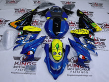 Kawasaki ZX10R Fairings (2004-2005) Blue, Yellow Creature at KingsMotorcycleFairings.com